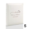 Album ślubny, wklejany, 60 kremowych stron, personalizowany, 12 wzorów